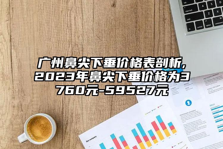 广州鼻尖下垂价格表剖析,2023年鼻尖下垂价格为3760元-59527元