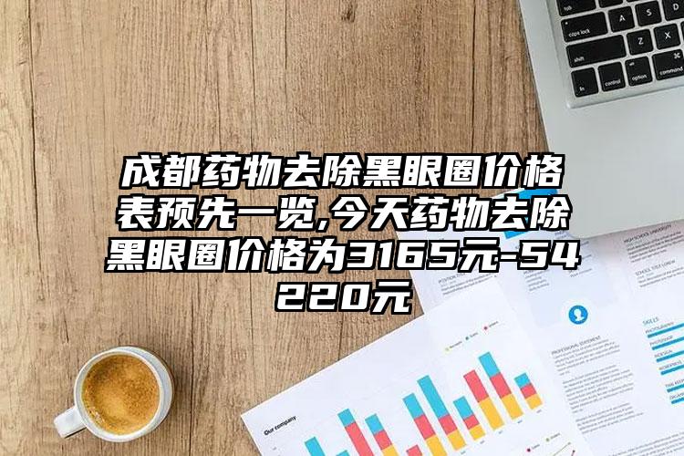 成都药物去除黑眼圈价格表预先一览,今天药物去除黑眼圈价格为3165元-54220元