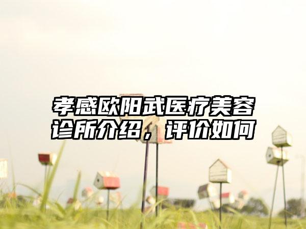 孝感欧阳武医疗美容诊所介绍，评价如何