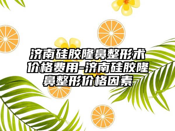 济南硅胶七元术价格费用-济南硅胶七元价格因素