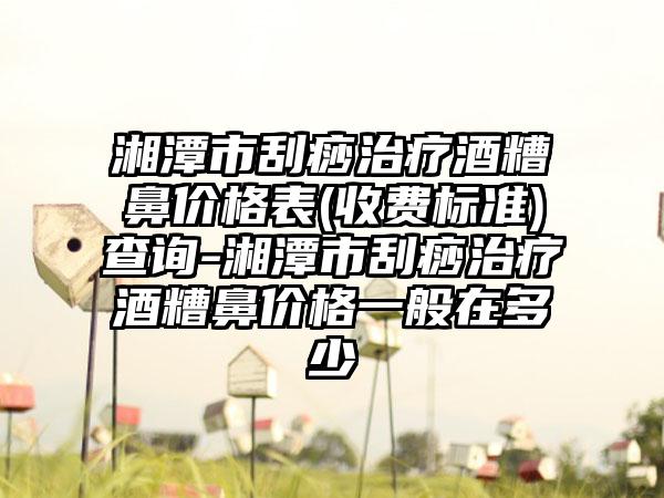 湘潭市刮痧治疗酒糟鼻价格表(收费标准)查询-湘潭市刮痧治疗酒糟鼻价格一般在多少