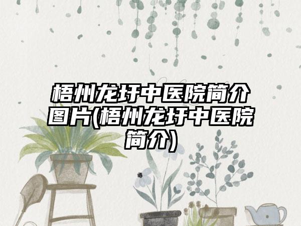 梧州龙圩中医院简介图片(梧州龙圩中医院简介)