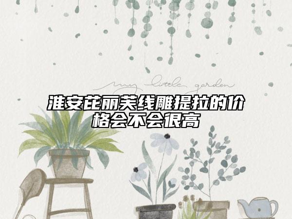 淮安芘丽芙线雕提拉的价格会不会很高